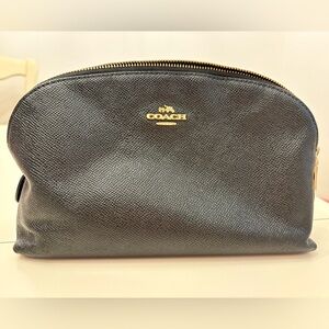 Coach Pebbled Leather Cosmetics Case